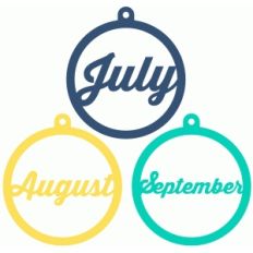 month tags july-sept