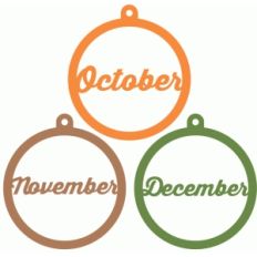 month tags oct-dec