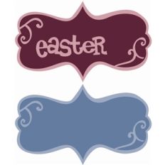 nameplate Easter