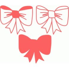 cute bow set