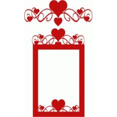 heart flourish and frame