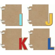 3x4 mini album ijkl set