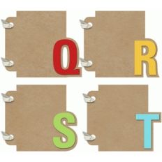 3x4 mini album qrst set