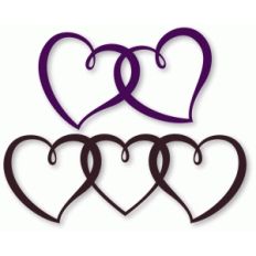 interlocked hearts