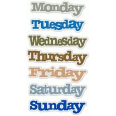 layered days of the week