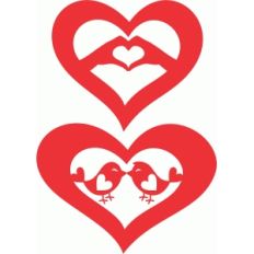 love hearts set 4
