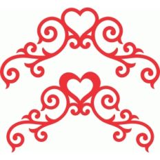 love swirls borders 2