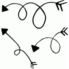 curly arrows