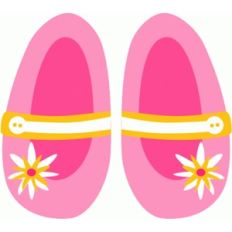 pink baby shoes