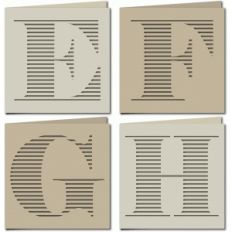 stripe monogram card efgh