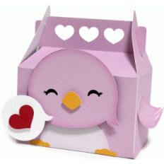 cute love bird box