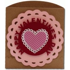 valentine short envelope bag