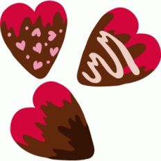 chocolate covered strawberry hearts