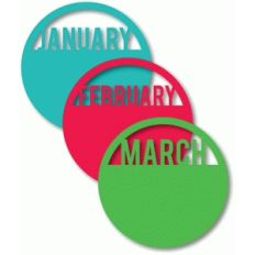 january, february, march
