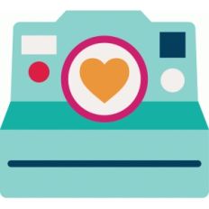 trendy heart camera
