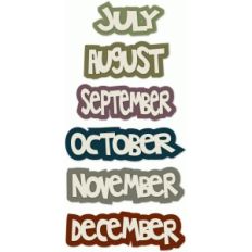 wacky months - july - december