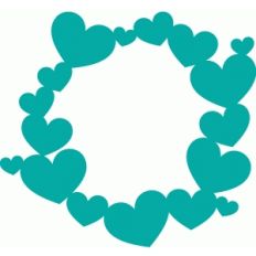 heart cluster circle