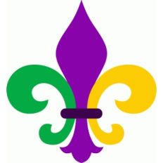 mardi gras fleur de lis
