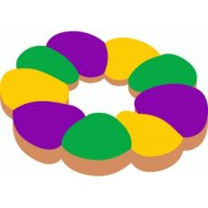 mardi gras king cake