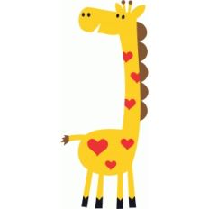 cute giraffe love