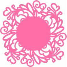 flourish hearts doily