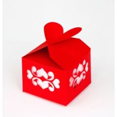 cutout heart favor or treat box