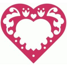 modern heart valentine