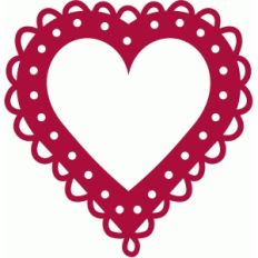 valentine heart frame