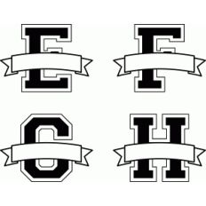 banner split monograms e-h