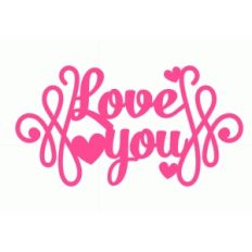 love you word art