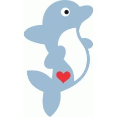 cute dolphin love 2