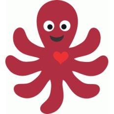 cute octopus love