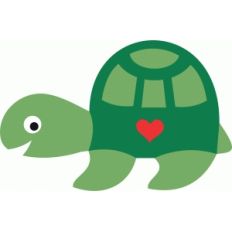 cute sea turtle love