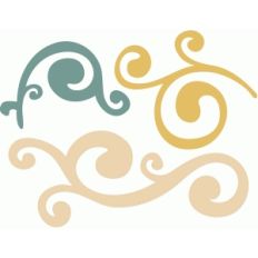 curly flourishes