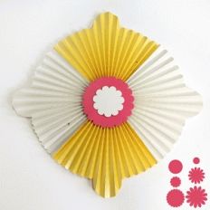 floral decorative party accordion