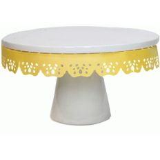 happy birthday girly cake plate