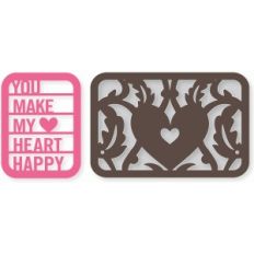 heart happy + heart flourish card
