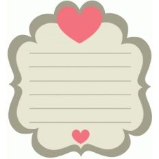 love note journal page