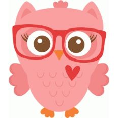 nerdy girl valentine owl