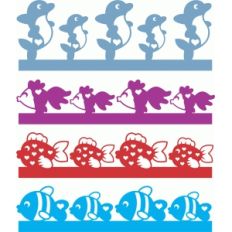 cute seafloor borders set 4