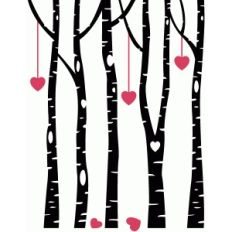 birch love forest