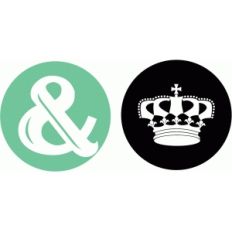 crown and ampersand