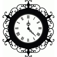flourish clock
