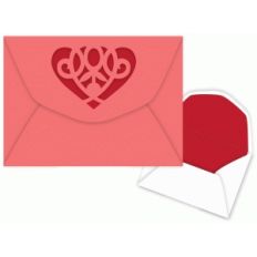 wrought iron heart envelope