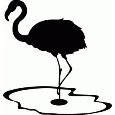 flamingo silhouette