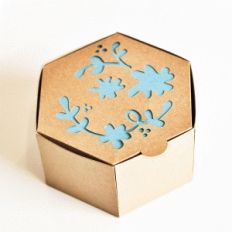 vines and flowers hinged gift box