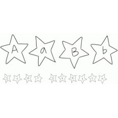 star sketch font