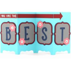 you are the best screen card