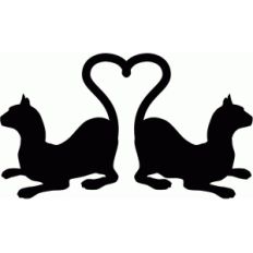 cats with heart tails