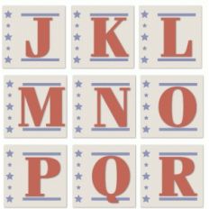americana nested alphabet j-r